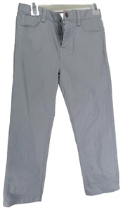 Vineyard Vines Kids Girls Gray Straight Crop High Rise Denim Pants Size 6 - Picture 1 of 6