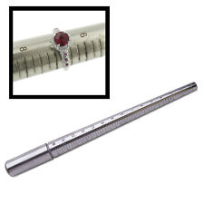 Hardened Steel Round Ring Stick Ring Sizer Mandrel Measures Jewelry 1-15 US Size