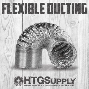 4" x 8' ft Flexible Aluminum DUCTING exhaust fan duct hose air foot dryer inch - Picture 1 of 1