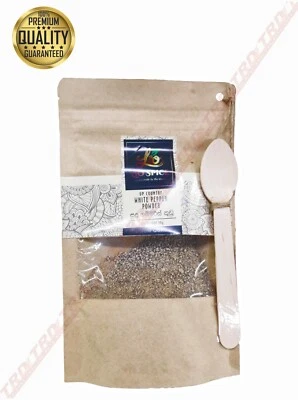 White Pepper Powder 100g With Free Wooden Spoon Organic Natural True Sri Lankan - Image 1 of 2