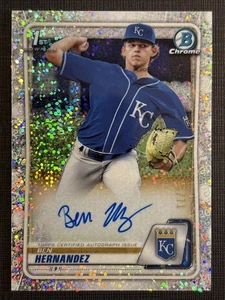 Ben Hernandez 2020 Bowman Chrome Speckle Refractor Auto /71 Royals #CDA-BH - Picture 1 of 4