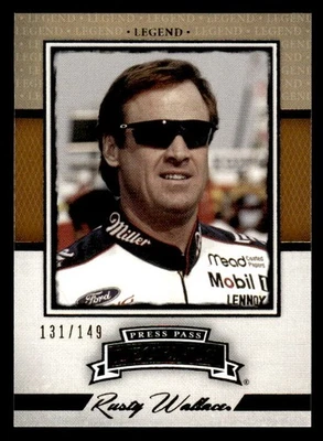 Rusty Wallace 2013 Press Pass Legends Gold #/149 #37 Penske Racing South ESE - Image 1 of 2