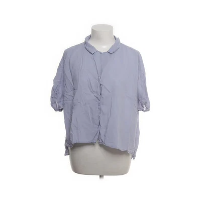 Weekday, Kurzarmhemd, Größe: L, Blau, Lyocell, Einfarbig, Damen #5f2 - Bild 1 von 4