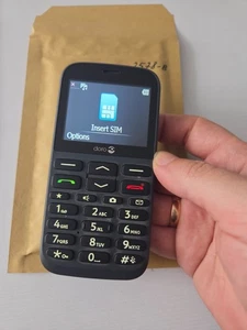 Doro 1370 2G Easy to Use Mobile Phone Unlocked Sim Free Black Grade B. - Picture 1 of 2