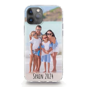Personalisierte Foto Handy Hülle, Hardcover für iPhone 13, 14 Pro Max, Samsung S22 - Bild 1 von 9