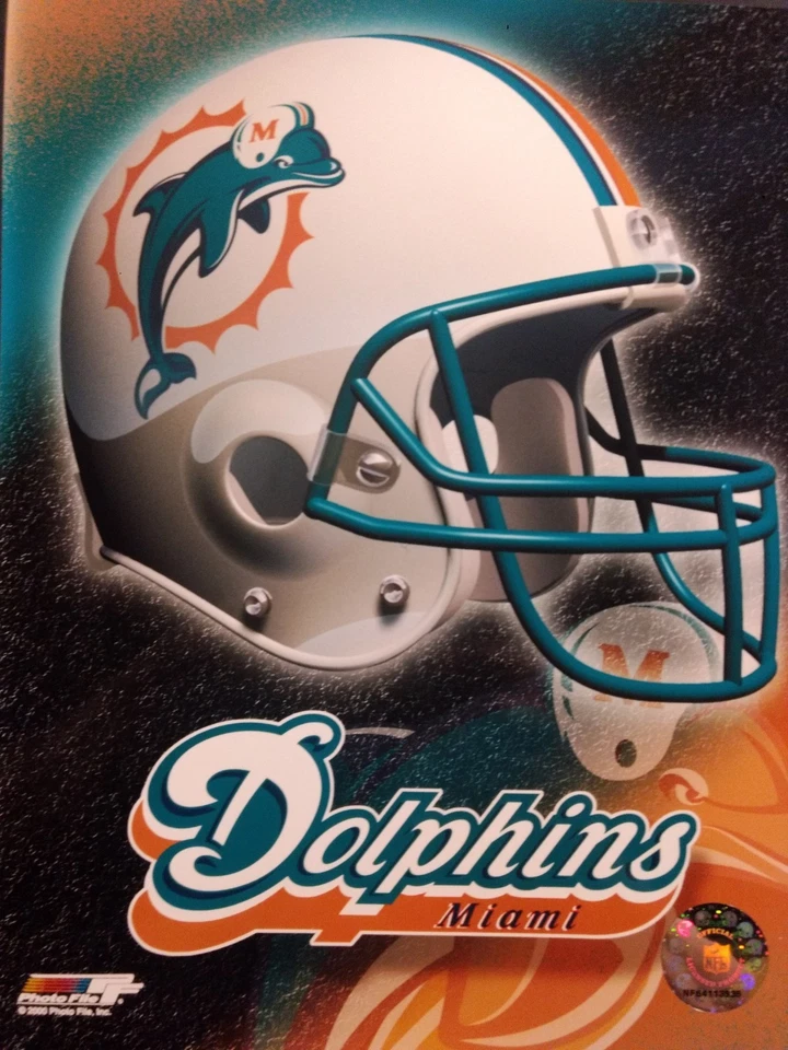 MIAMI DOLPHINS 2000 EQUIPO LOGO 8x10 FOTO Foto 1 de 1