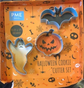 PME Cookie Cutter Set of 3 - Halloween Stainless Steel Irregular Shape(s) - Picture 1 of 2