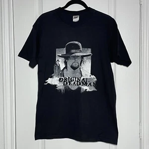 WWE Men's The Undertaker Graphic T-Shirt The Original Deadman Black White Medium - Picture 1 of 6
