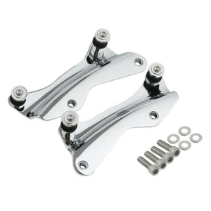 Chrome 4 Point Docking Hardware Kit For Harley Road King Street Glide 2014-2025 - Picture 1 of 9