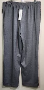Alfred Dunner Women's Casual Plaid Elastic Waist Straight Pants Gray Size 18 - Picture 1 of 6