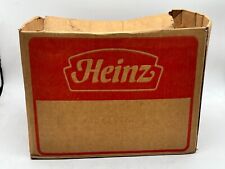 OLD VINTAGE ORIGINAL HEINZ BAKED BEANS SHOP DISPLAY PROP CARDBOARD BOX 1960S