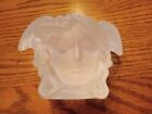 ROSENTHAL ~ Germany~ Studio Linie For VERSACE Frosted MEDUSA Crystal Paperweight