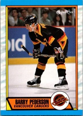 1989-90 O-Pee-Chee #281 Barry Pederson - Image 1 of 2