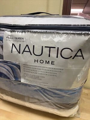 Nautica Westport Navy Comforter Set Full/Queen Size - Image 1 of 4