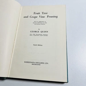 Poda de árbol frutal y vid de George Quinn (tapa dura 1953) - Imagen 1 de 10