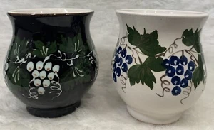 Hungarian Ceramic Vase Set Of 2 made in Hungary Hand-painted PLEASE READ - Picture 1 of 11