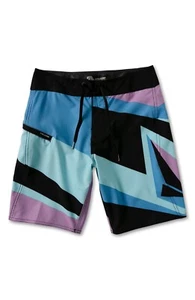 Volcom Kids L38545 Boys Multi Ransacked Mod Board Shorts Size 27/14 - Picture 1 of 3