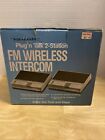 Vintage Realistic Plug'n Talk 2 Station FM Wireless Intercom 43-212A Open Box