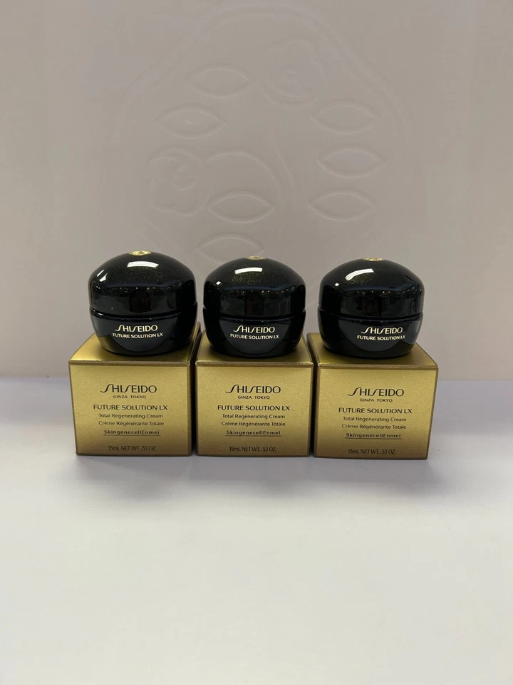 3 件资生堂 Future Solution LX 全再生面霜旅行装 15 毫升 x 3 = 45 毫升 — 第 1/1 张图片