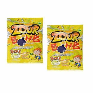 Zour Bomb Lemon Candy, 110 gm (Pack of 2) Free shipping world - Picture 1 of 1