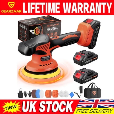 Cordless Buffer Polisher Machine Set 2 Batteries 8 Variable Speed 2800-6000 rpm - Image 1 of 4
