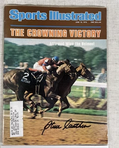 Steve Cauthen Sports Illustrated handsigniert 1978 Belmont Stakes Pferderennen - Bild 1 von 22