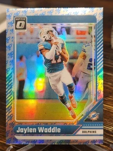Emoji Panini Optic Jaylen Waddle Rocket SSP 2024 - Miami Dolphins combinación de colores - Imagen 1 de 2