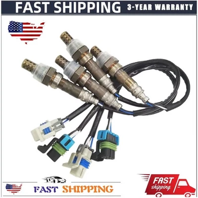 4X Up+Downstream Oxygen O2 Sensor For 2003-2006 Chevrolet Silverado 2500 HD 6.0L Foto 1 de 4