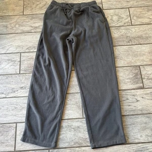 Lands' End Fleece Lounge Pants Mens Small Comfy Warm Casual Gray Mens Size S - Picture 1 of 7