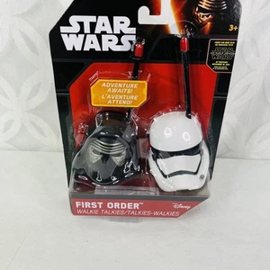 DISNEY Star Wars Force Awakens First Order Walkie Talkie Set Kid Design - Picture 1 of 4