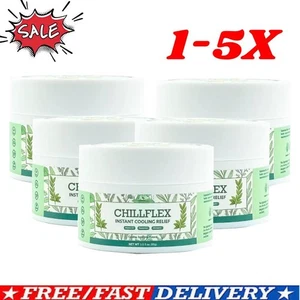 1-5X CHILLFLEXMenthol Soothing-Cream 99g - Joint & Muscle P ain Relief - Picture 1 of 16
