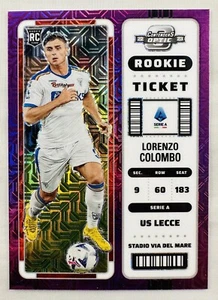 Lorenzo Colombo 2022-23 Contenders Optic Rookie Ticket Purple Mojo Prizm RC #299 - Picture 1 of 2