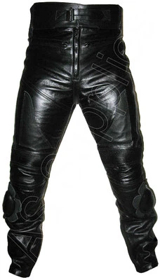 Pantalon Moto en Cuir ANARCHY neXus – Pantalon Motard Racing CE Protégé – Noir - Photo 1/4