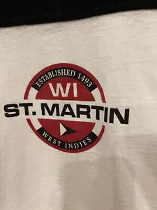 Vintage 80er 90er Einzelnaht St. Martin T-Shirt Größe Made In USA Erwachsene X-Large - Bild 1 von 4