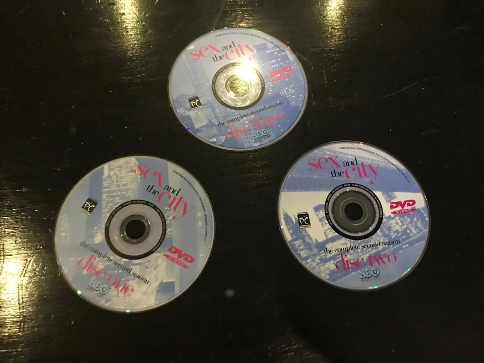Sex And The City: Second Season 2 (DVD, 2001, 3-Disc Set) Star EN/ESP Discs Only - Image 1 of 1