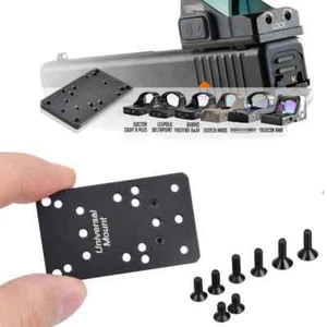 Taktyczny dzwonek Płyta montażowa Podstawa Uniwersalny pistolet Red Dot Optyka Mocowanie wzroku RMR - Zdjęcie 1 z 8