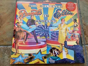 Elton John & Brandi Carlile Who Believes In Angels Pink Spiral Vinyl LP 2025 - Picture 1 of 3