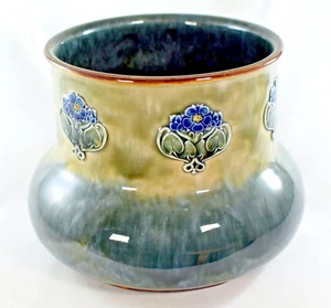 ANTIQUE ART NOUVEAU ROYAL DOULTON P&O SHIPPING 5085 JARDINIERE PLANTER VASE - Picture 1 of 7