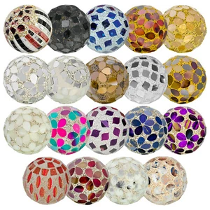 Medium Sized Decorative Mosaic Balls 10.5CM Home Decor Gift Ornamental Display - Picture 1 of 14