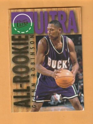 Glenn Robinson Milwaukee Bucks 1994-95 Ultra All-Rookies #11 Purdue 7Q Foto 1 de 2