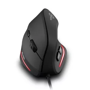 ZELOTES T20 USB Wired Vertical Optical Mouse Rechargeable Ergonomic 4 Gear - Picture 1 of 12