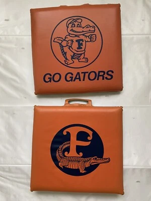 2 复古 70 - 80 年代 UF 佛罗里达鳄鱼队体育场座垫 — 第 1/4 张图片