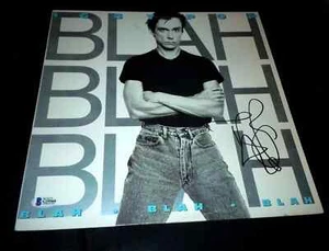 IGGY POP signiert Blah Blah Blah Original Schallplatte Beckett COA - Bild 1 von 3