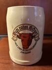 Vintage German Zum Coten Ochsen .5L Beer Stein Mug 250 Jahre Seit 1703