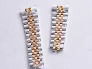 20MM ARMBAND GLIEDER + KOPF FÜR ROLEX JUBILEE DATEJUST 16013 16233 16234 - Bild 1 von 2
