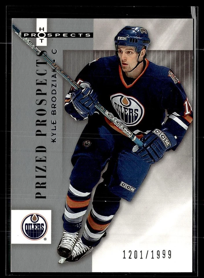 2005-06 HOT PROSPECTS PRIZED PROSPECTS /1999 127 Kyle Brodziak Edmonton Oilers - Image 1 of 1