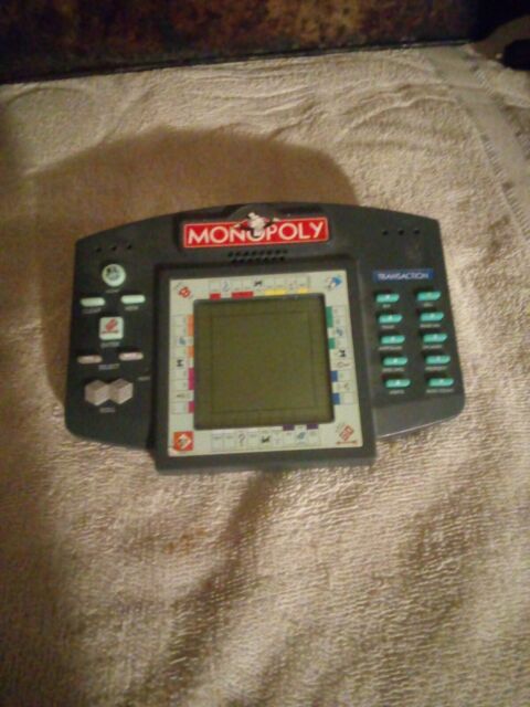 1999 Hasbro Handheld Monopoly Electronic Video Game R7473