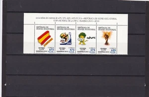 Guinea equatorial sports soccer in south Africa mnh set 2010 - Picture 1 of 1