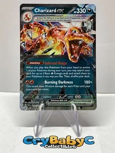Pokemon Charizard ex 054/091 Paldean Fates Escarlata y Violeta Doble Raro - Imagen 1 de 4