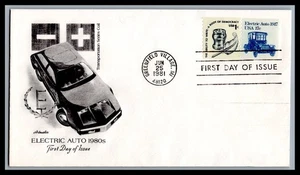 US FDC # 1906 17c Electric Auto Artmaster + 1c S.Cancel 1981, 9g662 - Picture 1 of 1